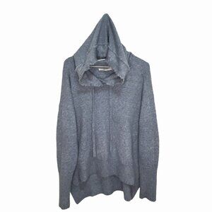 1124 Designer MELISSA NEPTON Oversized Hooded Pullover Soft  Sweater